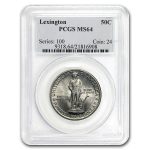 1925 Lexington Concord Sesquicentennial Half Dollar MS-64 PCGS