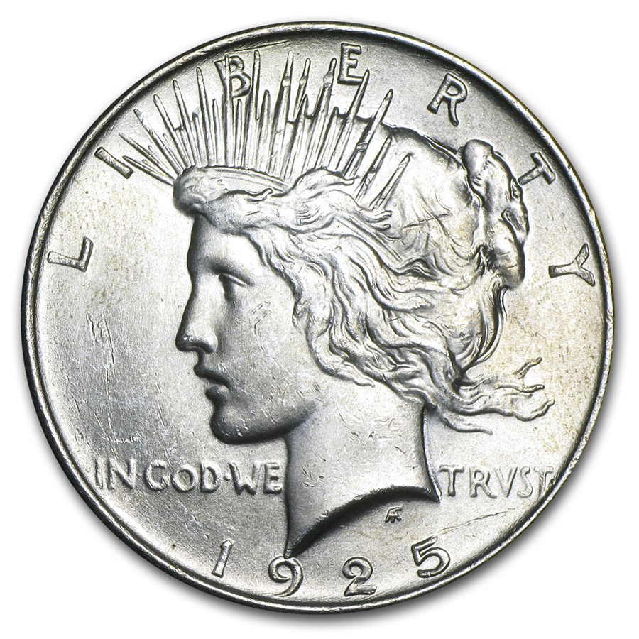 1925 Peace Dollar BU
