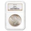 1925 Peace Dollar MS-66 NGC