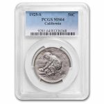 1925-S California Diamond Jubilee Half Dollar Commem MS-64 PCGS