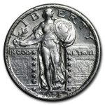 1925 Standing Liberty Quarter AU