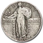 1925 Standing Liberty Quarter Good/VG