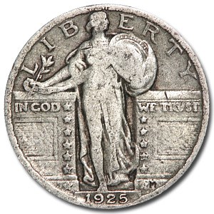 1925 Standing Liberty Quarter Good/VG
