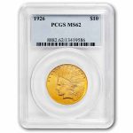 1926 $10 Indian Gold Eagle MS-62 PCGS
