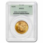 1926 $10 Indian Gold Eagle MS-63 PCGS
