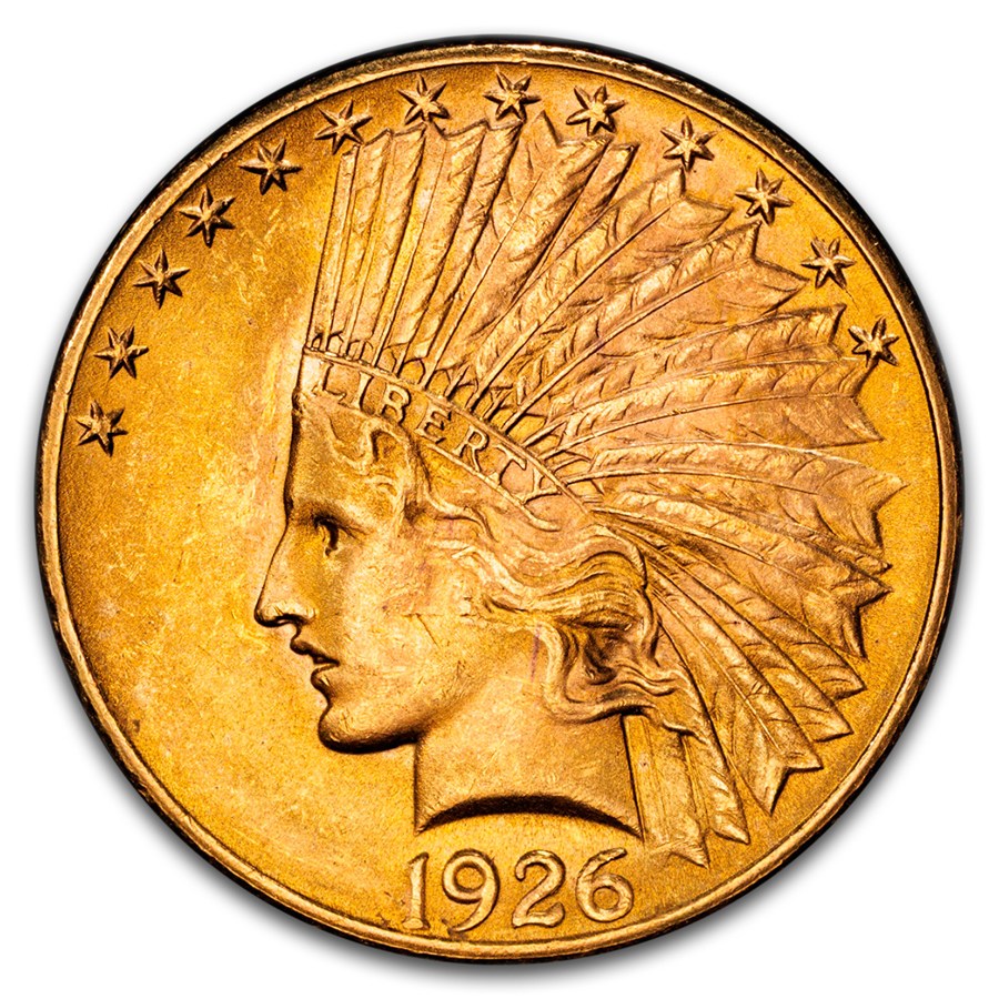 1926 $10 Indian Gold Eagle MS-65 PCGS