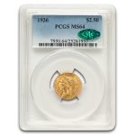 1926 $2.50 Indian Gold Quarter Eagle MS-64 PCGS CAC