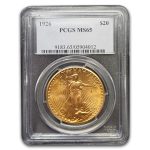 1926 $20 St Gaudens Gold Double Eagle MS-65 PCGS