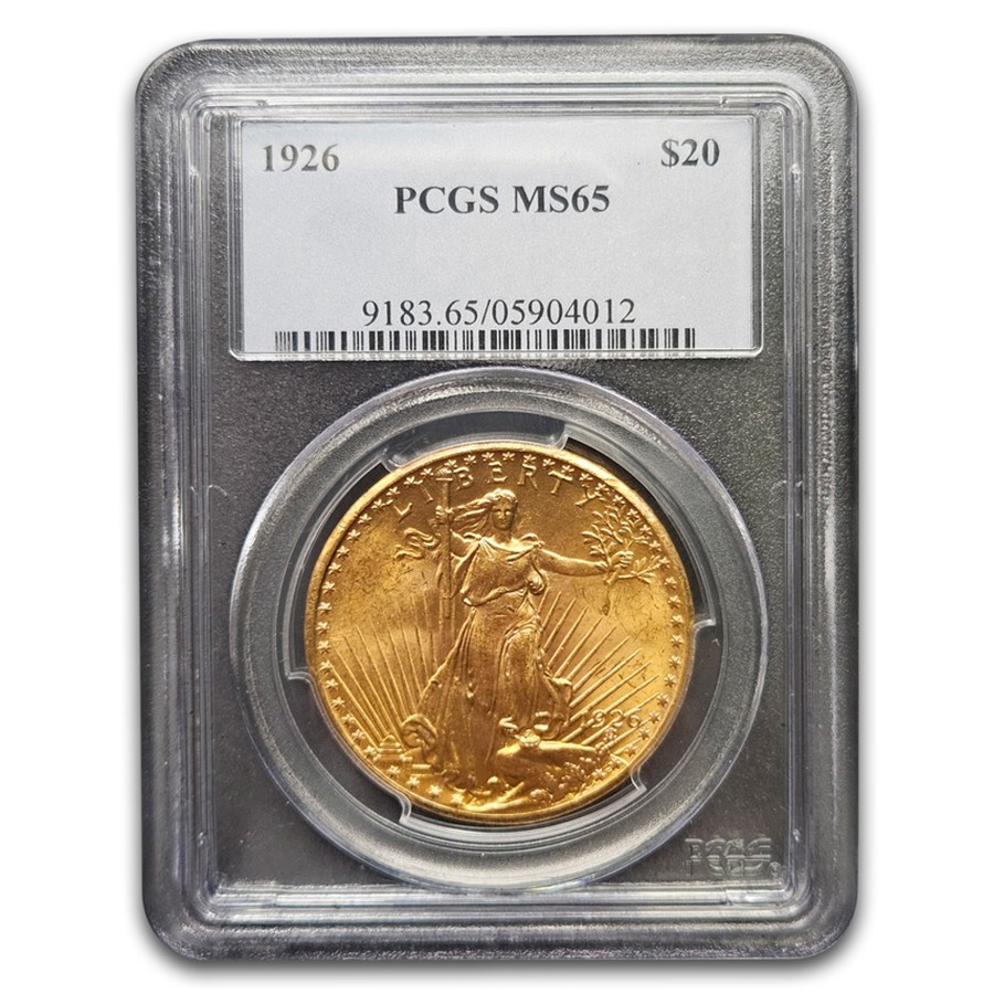 1926 $20 St Gaudens Gold Double Eagle MS-65 PCGS