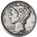1926-D Mercury Dime AU
