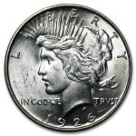 1926-D Peace Dollar BU