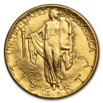 1926 Gold $2.50 America Sesquicentennial AU Details (Cleaned)