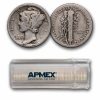 1926-S Mercury Dime 50-Coin Roll Avg Circ