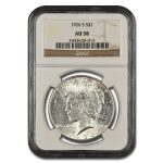1926-S Peace Dollar AU-58 NGC