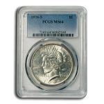 1926-S Peace Dollar MS-64 PCGS
