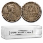 1927-D Lincoln Cent 50-Coin Roll Avg Circ