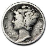 1927-D Mercury Dime Good/VG