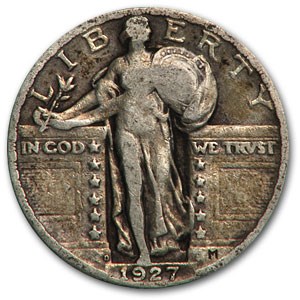 1927-D Standing Liberty Quarter Fine