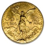 1927 Mexico Gold 50 Pesos AU
