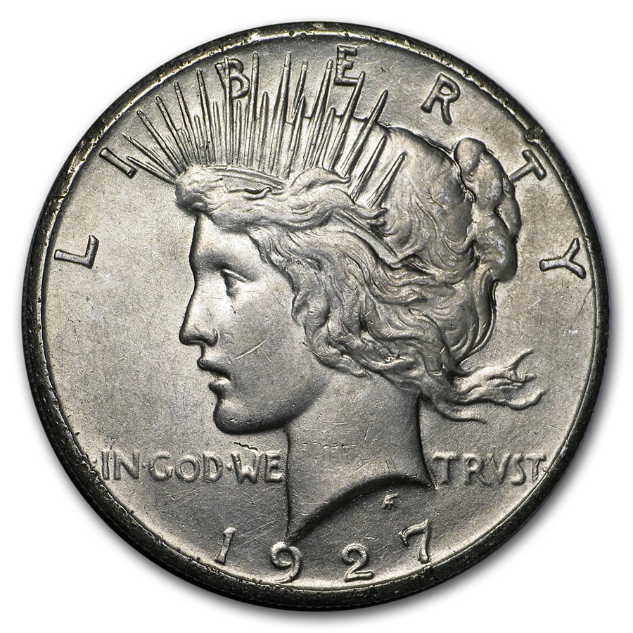 1927 Peace Dollar XF