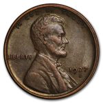 1927-S Lincoln Cent AU