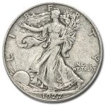 1927-S Walking Liberty Half Dollar XF