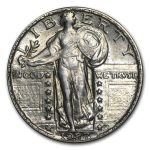 1927 Standing Liberty Quarter AU