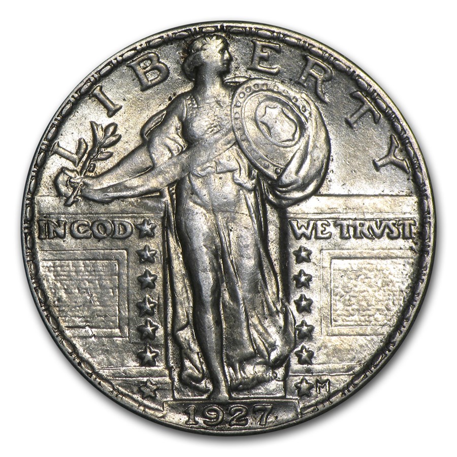 1927 Standing Liberty Quarter AU