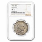 1927 Vermont Sesquicentennial Half Dollar Commem MS-67 NGC