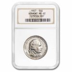 1927 Vermont Sesquicentennial Half Dollar MS-62 NGC