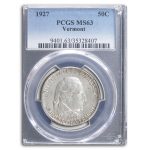 1927 Vermont Sesquicentennial Half Dollar MS-63 PCGS