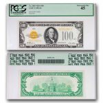 1928 $100 Gold Certificate XF-45 PCGS (Fr#2405)