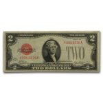1928 $2.00 U.S. Note Red Seal VF (Fr#1501)