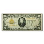 1928 $20 Gold Certificate VF (Fr#2402)