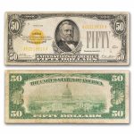 1928 $50 Gold Certificate Fine (Fr#2404)