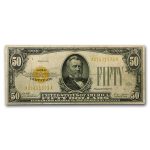 1928 $50 Gold Certificate VF (Fr#2404)