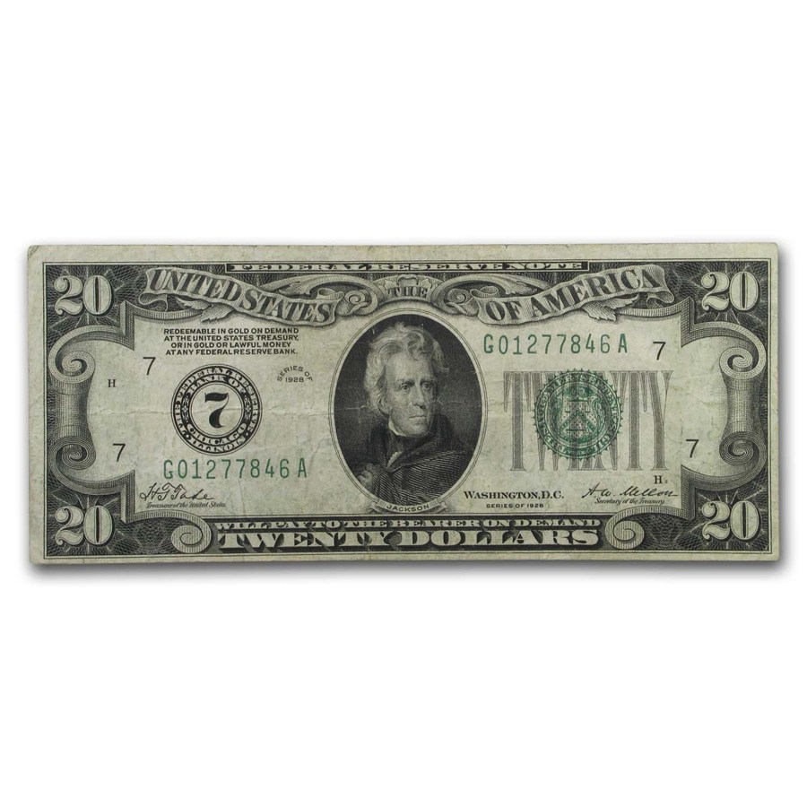 1928 (7-Chicago) $20 FRN VF (Fr#2050-G)