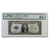 1928-B $1.00 Silver Certificate CU-64 EPQ PMG (Fr#1602)