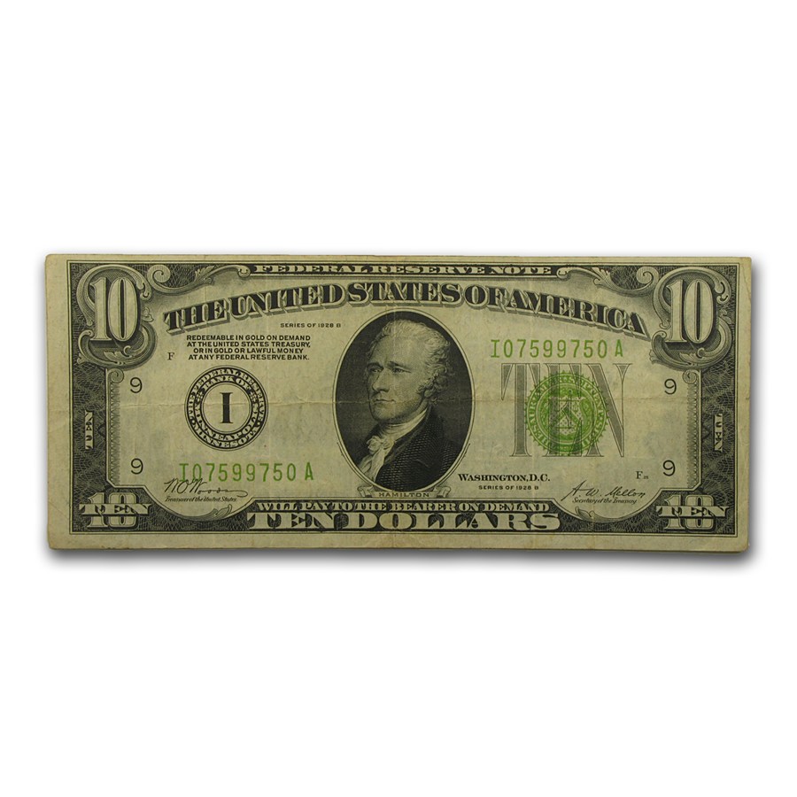 1928-B (I-Minneapolis) $10 FRN VF (Fr#2002-I) LGS