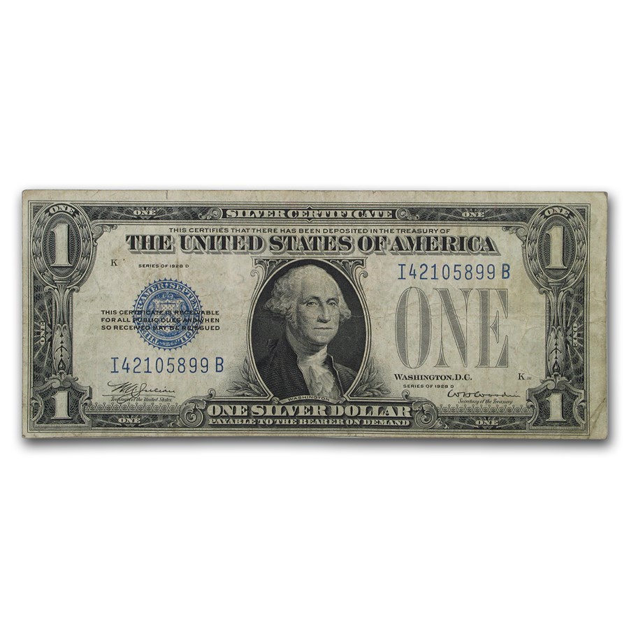 1928-D $1.00 Silver Certificate Fine (Fr#1604)