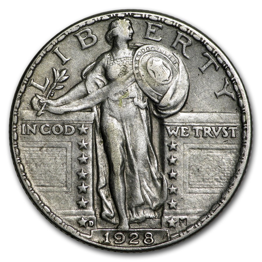 1928-D Standing Liberty Quarter XF