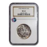 1928 Oregon Trail Commemorative Half Dollar MS-65 NGC