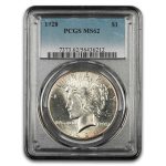 1928 Peace Dollar MS-62 PCGS