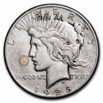 1928 Peace Dollar VG/VF