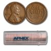 1928-S Lincoln Cent 50-Coin Roll Avg Circ