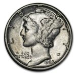 1928-S Mercury Dime AU
