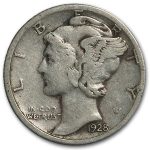 1928-S Mercury Dime VF
