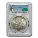 1928-S Peace Dollar MS-64+ PCGS (Plus, CAC)