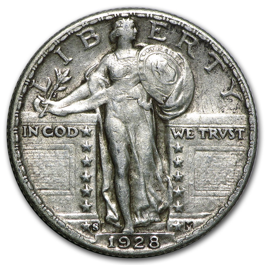 1928-S Standing Liberty Quarter XF