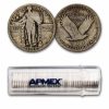 1928 Standing Liberty Quarter 40-Coin Roll Avg Circ